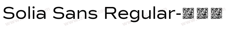 Solia Sans Regular字体转换